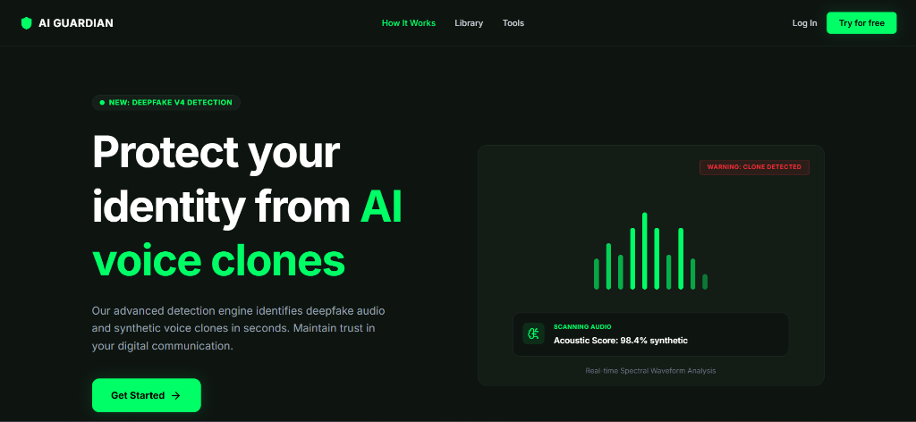 AI Guardian Deepfake Voice Detection